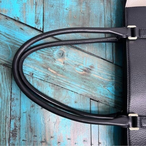 KATE Spade Leather Black & White Handbag - Picture 9 of 16